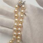 Halsketting Zilver Parel - K14 WG Akoya set 9.2mm, Sieraden, Tassen en Uiterlijk, Kettingen, Nieuw