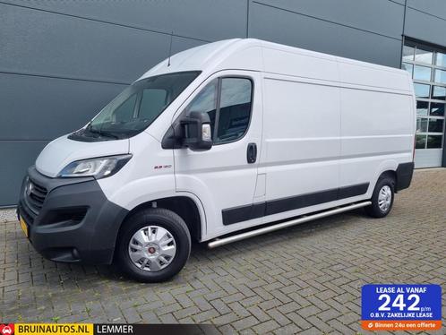 Fiat Ducato 2.3 MultiJet L3H2 Cruise Navigatie Camera, Auto's, Bestelauto's, Lease, Handgeschakeld, Wit, Financial lease, Diesel