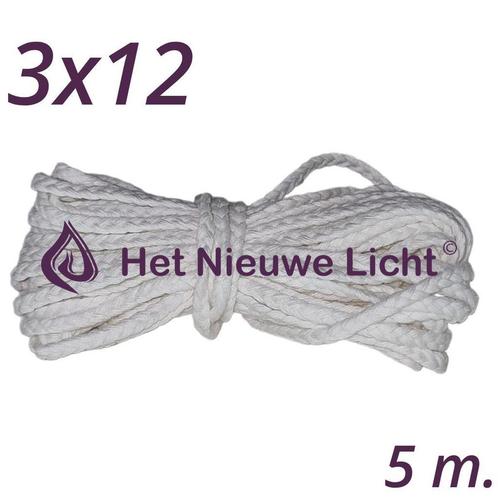 Lont 3×12 voor kaarsen maken, Hobby en Vrije tijd, Knutselen, Materiaal, Nieuw, Ophalen of Verzenden