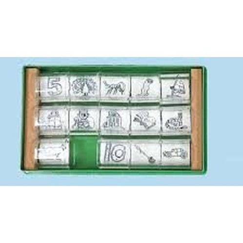 Plaatjes stempels 3 groen, Boeken, Schoolboeken, Nieuw, Verzenden