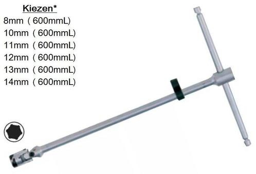 T-greep dopsleutels met cardangewricht 600mmL, Auto diversen, Autogereedschap, Verzenden