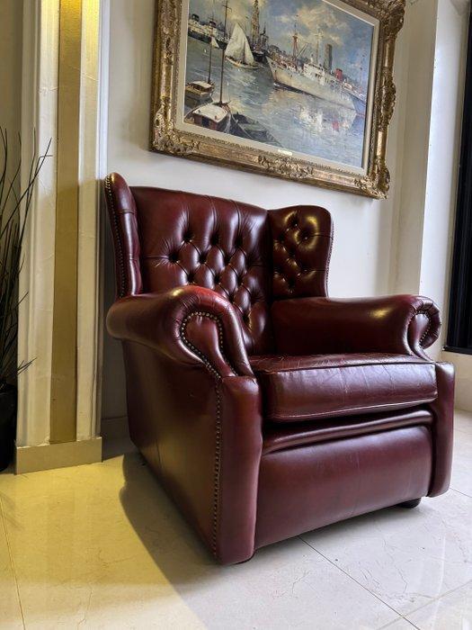 Fauteuil - leer - Salvale Chesterfields, Antiek en Kunst, Curiosa en Brocante