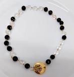 Halsketting - 19.2 kt. Geel goud - Kwarts en Onyx, Sieraden, Tassen en Uiterlijk, Kettingen, Nieuw