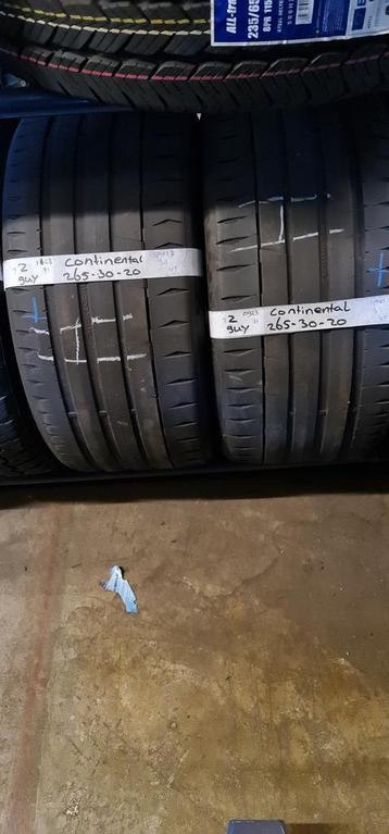 2x 265-30-20 Continental Zomer 3.1mm €35 Per Band 265 30 20 beschikbaar voor biedingen