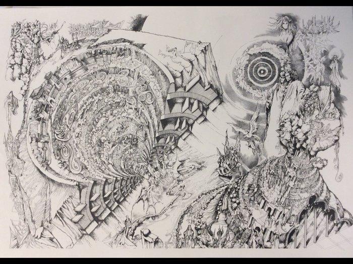 Francesco Lucianetti - Divina Commedia di Dante - Inferno,, Antiek en Kunst, Antiek | Overige Antiek