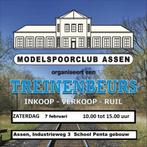 Grote Modelspoor beurs Assen zaterdag 7 februari, Gelijkstroom of Wisselstroom, Overige typen, Nieuw, Ophalen