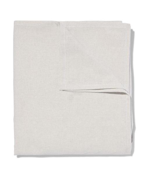 HEMA Tafelkleed grijs chambray katoen 140x240, Huis en Inrichting, Keuken | Textiel, Nieuw, Verzenden