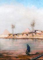 A. Piattoli (XIX) - Egypt, the Pyramids of Giza and the