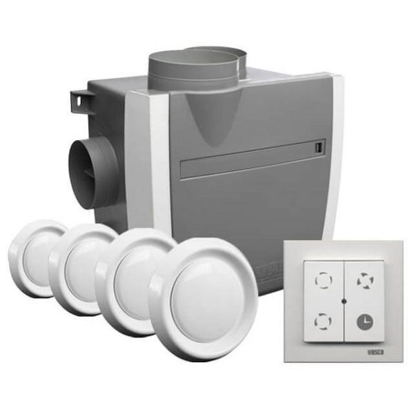 Vasco C400RF Fanbox alles-in-1 ventilatiepakket, Doe-het-zelf en Verbouw, Verwarming en Radiatoren, Verzenden