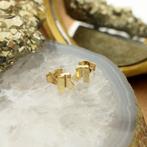 Gouden fantasie oorstekers (oorbellen) (oorbellen), Sieraden, Tassen en Uiterlijk, Oorbellen, Ophalen of Verzenden, Gebruikt, Overige kleuren