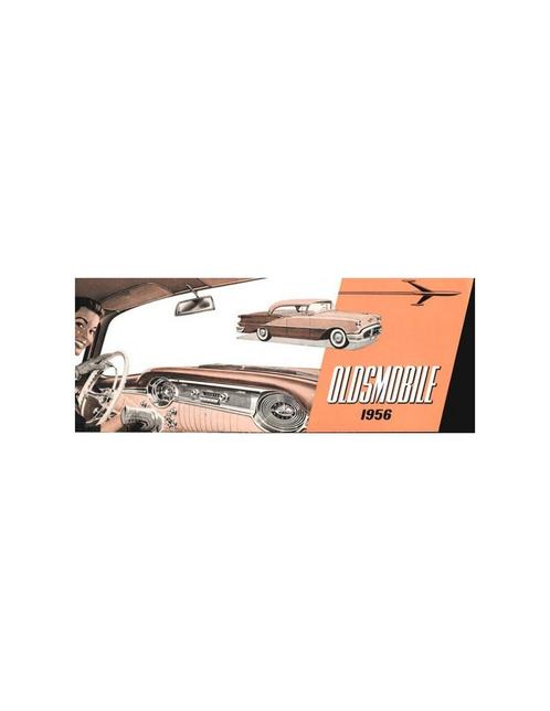 1956 OLDSMOBILE SERIES 88 / SERIES 98 PROGRAMMA BROCHURE, Boeken, Auto's | Folders en Tijdschriften