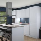 Greeploze sneeuwwitte hoogglans keuken Lima 25072, Huis en Inrichting, Keuken | Complete keukens, Verzenden, Nieuw