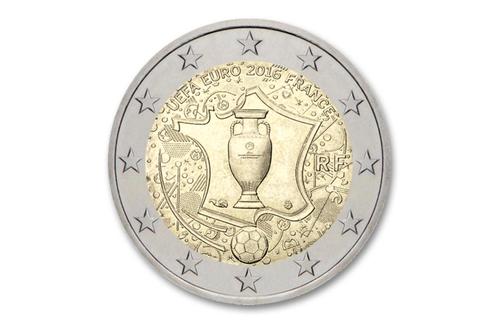 2 euro Europees Kampioenschap Voetbal 2016 - Frankrijk, Postzegels en Munten, Munten | Europa | Euromunten, Verzenden