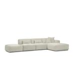 Loungebank Veenendaal - loungebanken - Creme, Huis en Inrichting, Nieuw, Stof