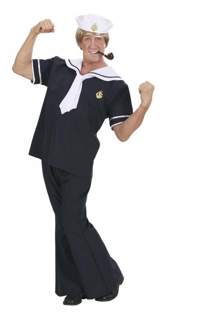 Zeeman kostuum man blauw, Kleding | Heren, Carnavalskleding en Feestkleding, Nieuw, Ophalen of Verzenden