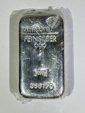 1 kilogram - Zilver .999 - Umicore, Belgium - Verzegeld beschikbaar voor biedingen