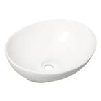 Wiesbaden Barco waskom ovaal 40 x 33 x 14,5 cm keramiek glan, Ophalen of Verzenden, Nieuw
