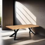 Mercury Eettafel - Magazijn Uitverkoop | Gratis Verzending, Huis en Inrichting, Tafels | Eettafels, 100 tot 150 cm, Luxe Massief hout