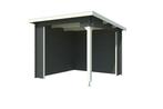Outdoor life blokhut Lara carbon grey-wit, 275 x 275 cm, Tuin en Terras, Overkappingen, Ophalen of Verzenden, Nieuw