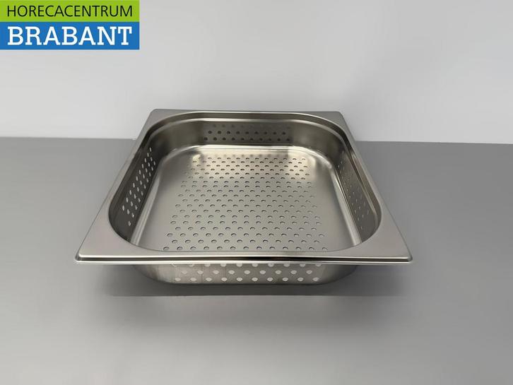 RVS Geperforeerde Gastronorm Bak GN Bak 2/3 GN Diepte 100 mm, Zakelijke goederen, Horeca | Keukenapparatuur, Nieuw in verpakking