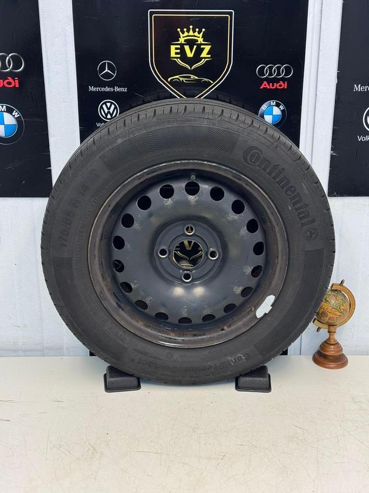 175/65R14 VW UP 2012 Reservewiel thuiskomer Zomerband 4x100, Auto-onderdelen, Banden en Velgen, 14 inch, Zomerbanden, 175 mm, Personenwagen