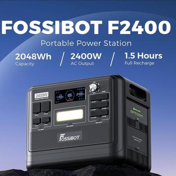 Duurzame powerstation te huur - Fossibot 2400W beschikbaar voor biedingen