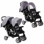 Tweeling Kinderwagen - Sterk Staal | Retourdeal | 35% kor..., Ophalen of Verzenden, Nieuw