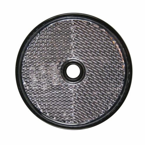 Benson Ronde reflector met schroefbevestiging - wit - 60..., Auto diversen, Aanhangwagen-onderdelen, Nieuw, Ophalen of Verzenden