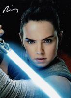 Star Wars - Daisy Ridley Rey - 28x35 cm Photo Signed in, Nieuw