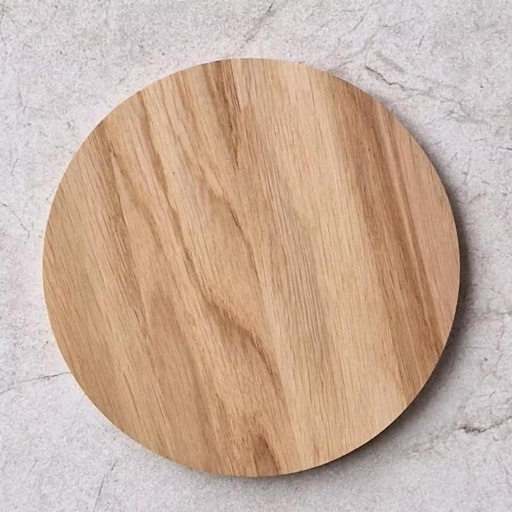 HOCHO Eikenhouten Pannenonderzetter Ø150mm – Stijlvol & H, Huis en Inrichting, Keuken | Keukenbenodigdheden, Nieuw, Ophalen of Verzenden