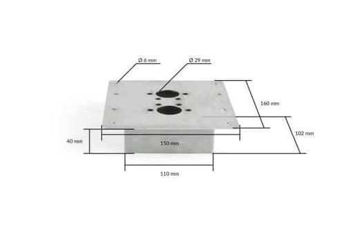 Autoterm (Planar) vloerbracket type SL, Watersport en Boten, Accessoires en Onderhoud, Ophalen of Verzenden