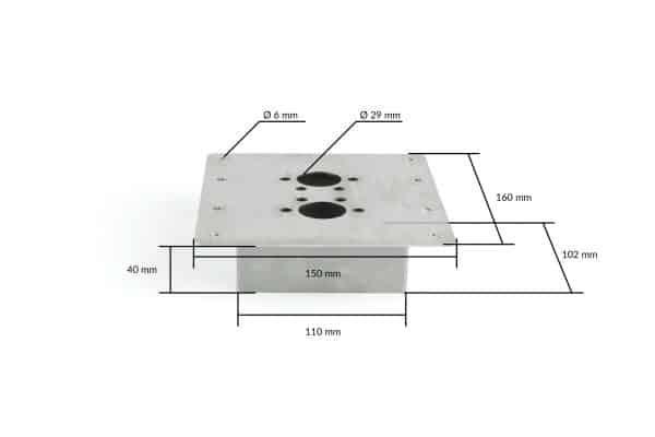 Autoterm (Planar) vloerbracket type SL, Watersport en Boten, Accessoires en Onderhoud, Ophalen of Verzenden