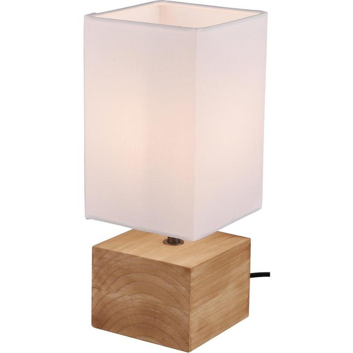 LED Tafellamp - Tafelverlichting - Trion Wooden - E14, Huis en Inrichting, Lampen | Tafellampen, Nieuw, Hout, Ophalen of Verzenden