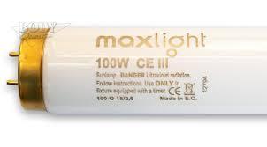Maxlight 100W CE III zonnebank bruiningslamp 100watt 176cm, Witgoed en Apparatuur, Zonnebanken en Gezichtsbruiners, Nieuw, Ophalen