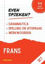 Even Spieken - Frans grammatica, spelling (set) Intertaal, Verzenden, Gelezen, Intertaal