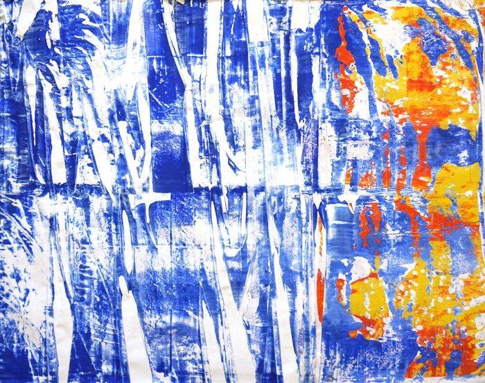 Jürgen Angeler - Blue Firmament - XXL, Antiek en Kunst, Kunst | Schilderijen | Modern