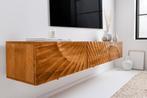 Massief houten tv-meubel SCORPION 160cm bruine mango, Ophalen of Verzenden, Nieuw