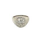 Witgouden ring met diamant 18 krt, Ophalen of Verzenden, Nieuw