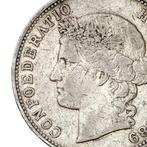 Zwitserland. 5 Francs 1889 B / Head of Helvetia (Zonder, Postzegels en Munten, Munten | Europa | Niet-Euromunten