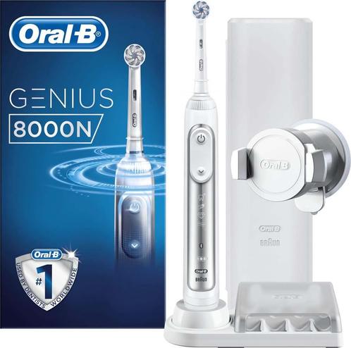 Tweedekans - Oral-B Genius 8000 - Elektrische Tandenborstel, Witgoed en Apparatuur, Persoonlijke-verzorgingsapparatuur, Zo goed als nieuw