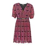 Liu Jo • korte zwart roze jurk • XL (IT48), Nieuw, Liu Jo, Roze, Maat 46/48 (XL) of groter