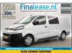 Citroën Jumpy 2.0 BlueHDI L3H1 MARGE! DC 5 Pers Airco €399pm, Auto's, Bestelauto's, Citroën, Nieuw, Zilver of Grijs, Lease