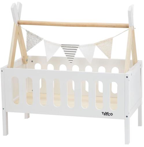 Tryco Tipi Houten Poppenbed TR-353013, Kinderen en Baby's, Speelgoed | Houten speelgoed, Nieuw, Verzenden