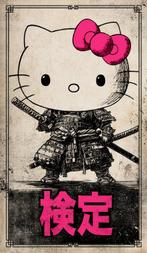 Kdo88 - Hello Kitty Samurai - Hand Signed, Numbered &, Boeken, Strips | Comics, Nieuw