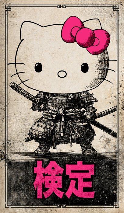 Kdo88 - Hello Kitty Samurai - Hand Signed, Numbered &, Boeken, Strips | Comics