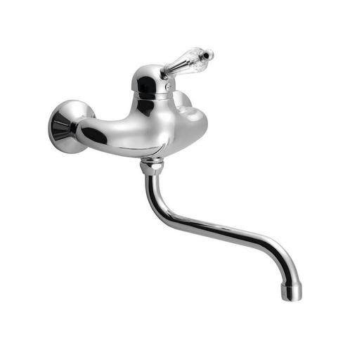 Inbouw Wastafelmengkraan Sapho Kirké 1-hendel Kristal Retro, Doe-het-zelf en Verbouw, Sanitair, Kraan, Nieuw, Chroom, Ophalen of Verzenden