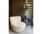 Fauteuil Polar draaibaar - Bouclé wit | Meubelplaats, Huis en Inrichting, Fauteuils, Ophalen of Verzenden, Nieuw