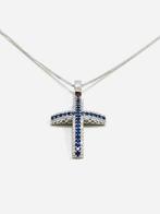 Ketting met hanger - 18 karaat Witgoud - 2.30ct. tw. Diamant