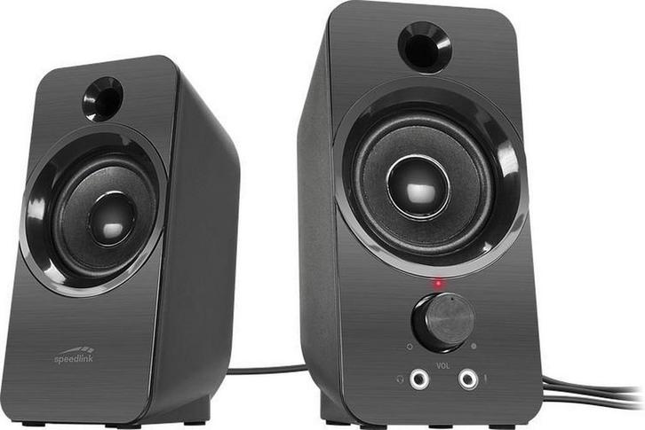 Speedlink Daroc Stereo Speaker - Zwart, Audio, Tv en Foto, Luidsprekers, Verzenden