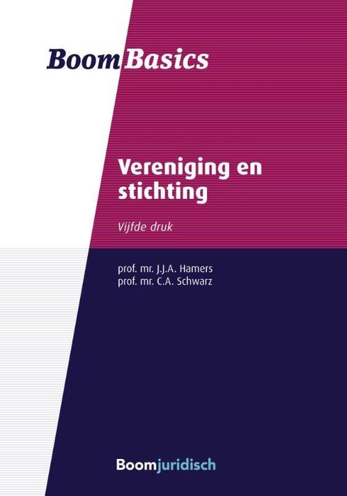 Boom Basics Vereniging en stichting / Boom Basics, Boeken, Wetenschap, Zo goed als nieuw, Verzenden